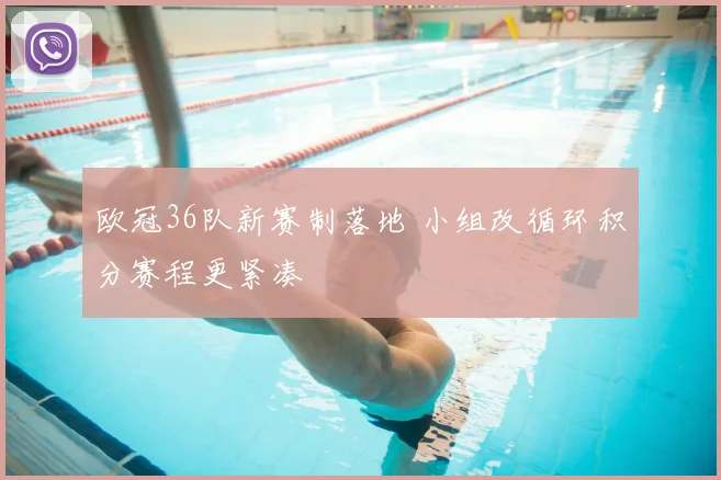 欧冠36队新赛制落地 小组改循环积分赛程更紧凑