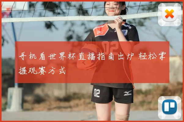 手机看世界杯直播指南出炉 轻松掌握观赛方式
